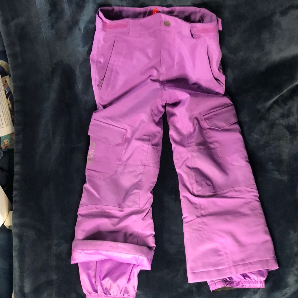 Purple Columbia Kids Snow Pants